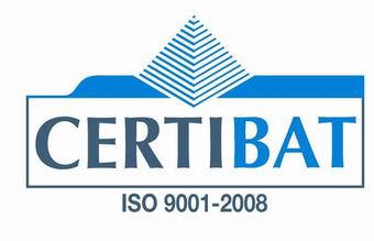 Logo CERTIBAT ISO 9001 V2008